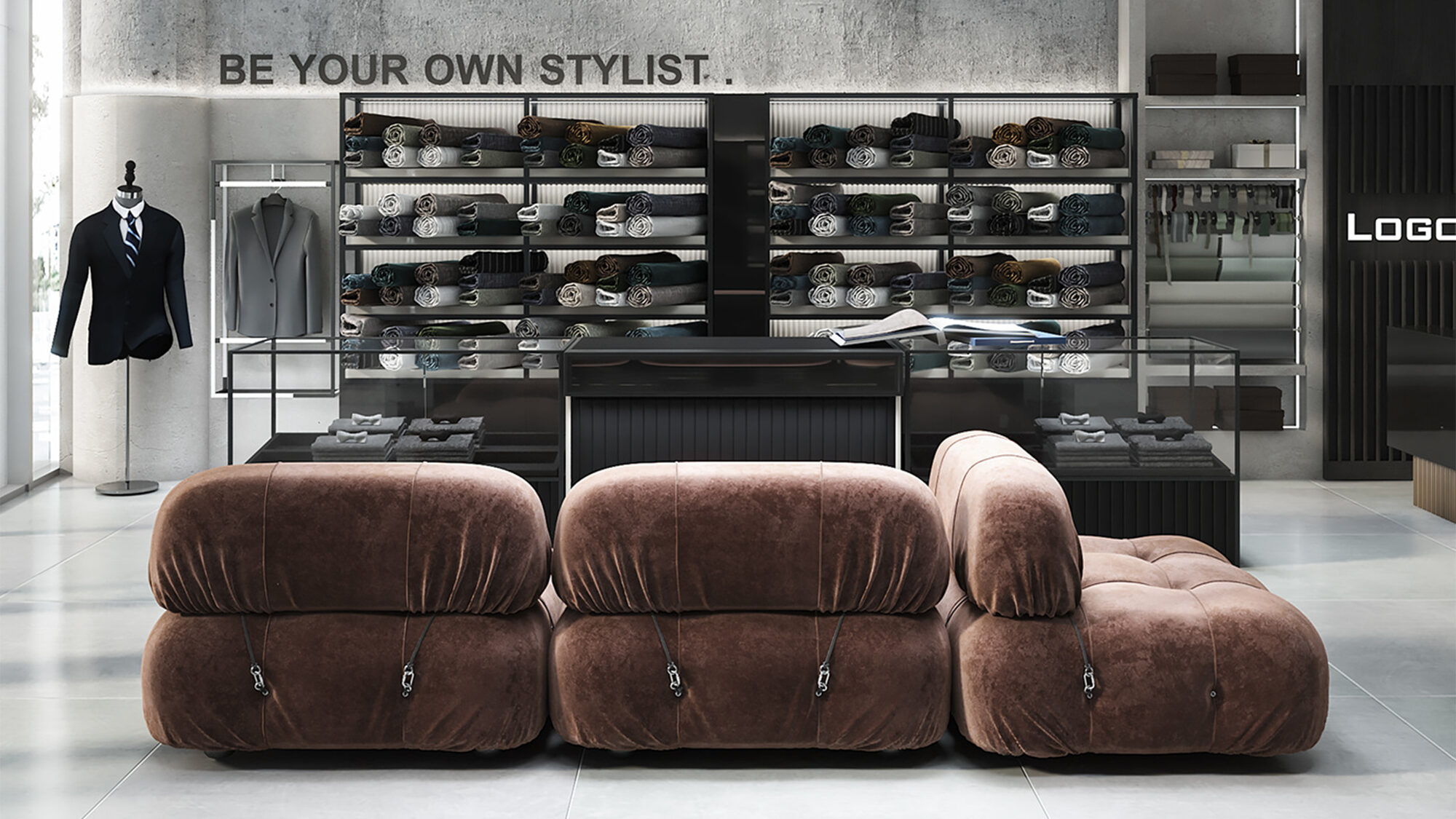Fabrics & Men Clothes Shop